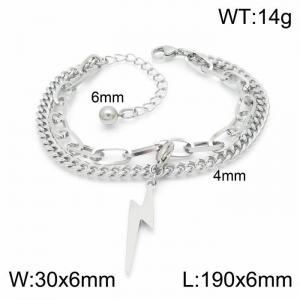 Stainless Steel Bracelet(women) - KB148398-Z