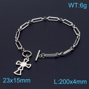 Stainless Steel Bracelet(women) - KB148853-Z
