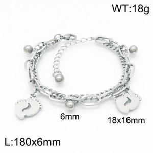 Stainless Steel Bracelet(women) - KB148891-Z