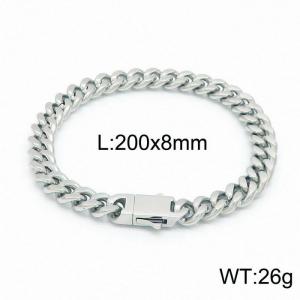 Stainless Steel Bracelet(Men) - KB148902-Z