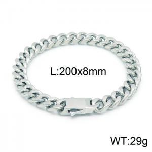 Stainless Steel Bracelet(Men) - KB148905-Z