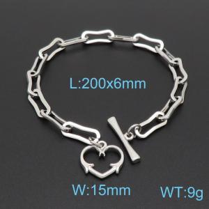 Stainless Steel Bracelet(Men) - KB148922-Z