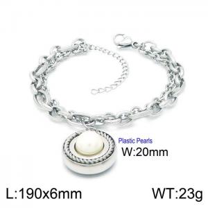 Stainless Steel Bracelet(women) - KB149335-Z