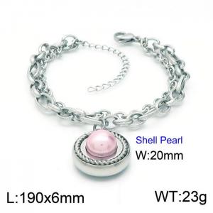 Stainless Steel Bracelet(women) - KB149340-Z