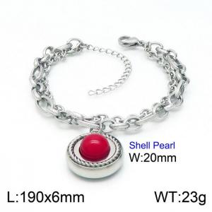 Stainless Steel Bracelet(women) - KB149343-Z