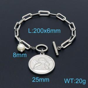 Stainless Steel Bracelet(Men) - KB149694-Z