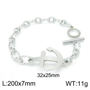 Stainless Steel Bracelet(Men) - KB149746-Z