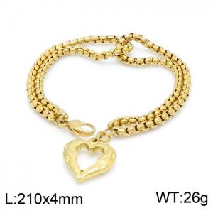 Stainless Steel Gold-plating Bracelet - KB149917-BH