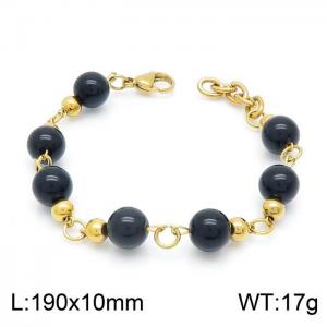 Stainless Steel Gold-plating Bracelet - KB149927-BH