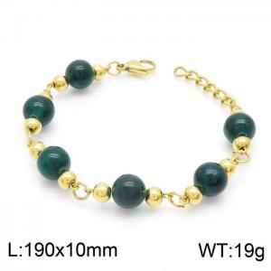 Stainless Steel Gold-plating Bracelet - KB149973-BH