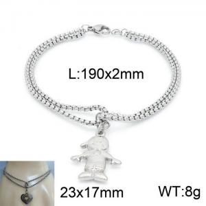 Stainless Steel Bracelet(women) - KB150567-Z