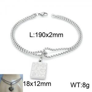 Stainless Steel Bracelet(women) - KB150572-Z