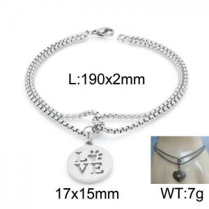 Stainless Steel Bracelet(women) - KB150583-Z