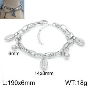 Stainless Steel Bracelet(women) - KB150597-Z