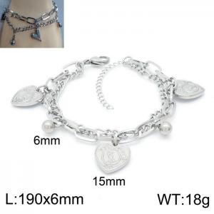 Stainless Steel Bracelet(women) - KB150598-Z