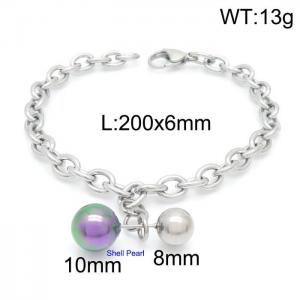 Stainless Steel Bracelet(women) - KB150862-Z