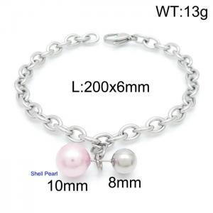 Stainless Steel Bracelet(women) - KB150864-Z