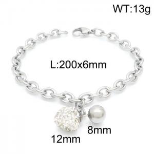 Stainless Steel Bracelet(women) - KB150870-Z