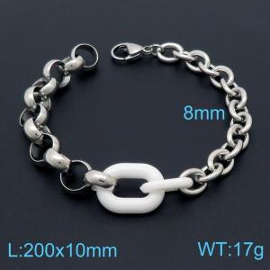 Stainless Steel Bracelet(Men) - KB150878-Z