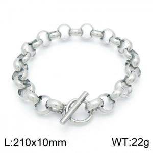 Stainless Steel Bracelet(Men) - KB151476-Z