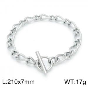 Stainless Steel Bracelet(Men) - KB151479-Z