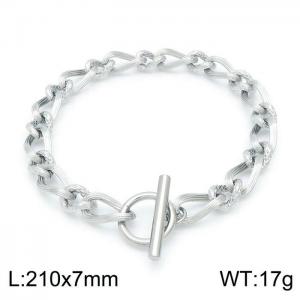 Stainless Steel Bracelet(Men) - KB151482-Z