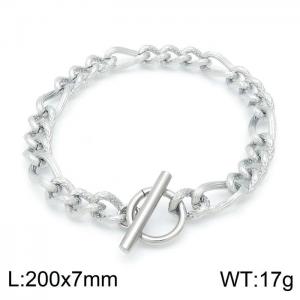 Stainless Steel Bracelet(Men) - KB151484-Z