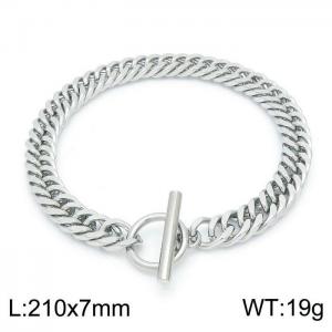 Stainless Steel Bracelet(Men) - KB151485-Z