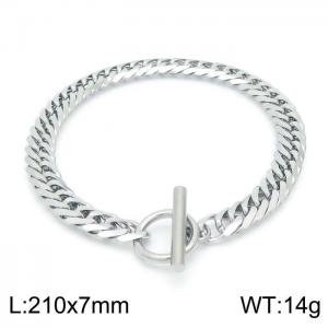 Stainless Steel Bracelet(Men) - KB151486-Z