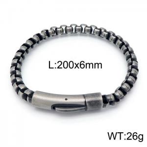 Stainless Steel Bracelet(Men) - KB151529-YY