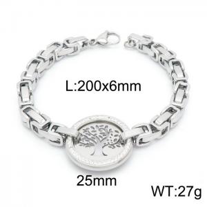 Stainless Steel Bracelet(Men) - KB151908-Z