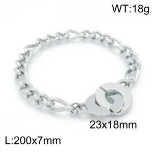 Stainless Steel Bracelet(Men) - KB152209-Z