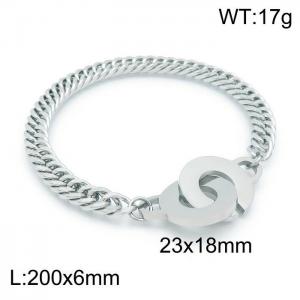 Stainless Steel Bracelet(Men) - KB152213-Z