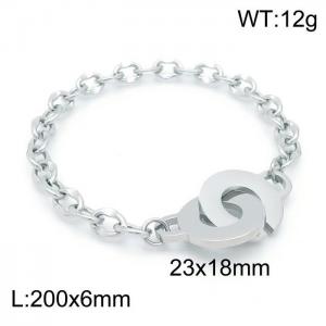 Stainless Steel Bracelet(Men) - KB152215-Z