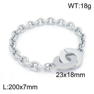 Stainless Steel Bracelet(Men) - KB152221-Z