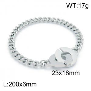 Stainless Steel Bracelet(Men) - KB152223-Z