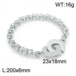 Stainless Steel Bracelet(Men) - KB152225-Z