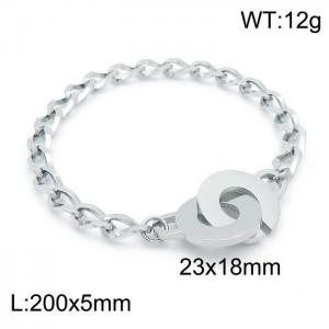 Stainless Steel Bracelet(Men) - KB152227-Z