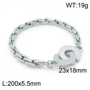 Stainless Steel Bracelet(Men) - KB152237-Z