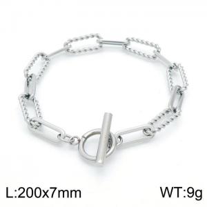 Stainless Steel Bracelet(Men) - KB152245-Z