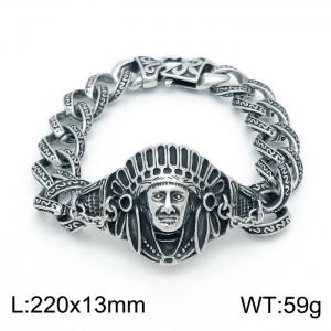 Stainless Steel Bracelet(Men) - KB152592-KJX