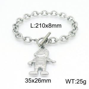 Stainless Steel Bracelet(Men) - KB153334-Z