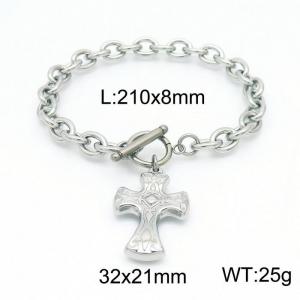 Stainless Steel Bracelet(Men) - KB153340-Z