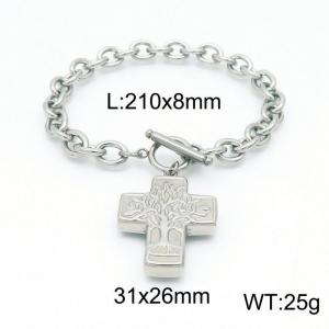 Stainless Steel Bracelet(Men) - KB153341-Z