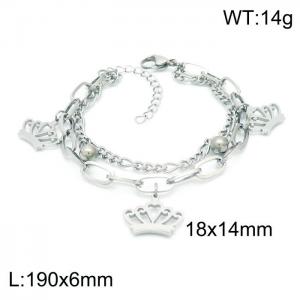 Stainless Steel Bracelet(women) - KB153910-Z