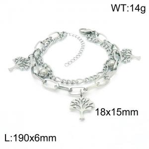 Stainless Steel Bracelet(women) - KB153914-Z