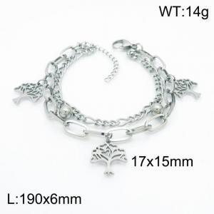 Stainless Steel Bracelet(women) - KB153916-Z