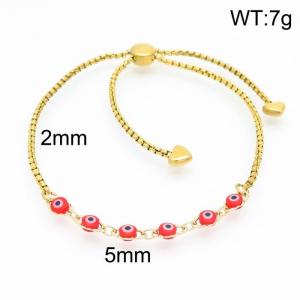 Stainless Steel Gold-plating Bracelet - KB154236-Z