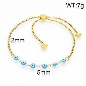 Stainless Steel Gold-plating Bracelet - KB154239-Z