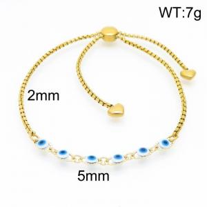 Stainless Steel Gold-plating Bracelet - KB154240-Z